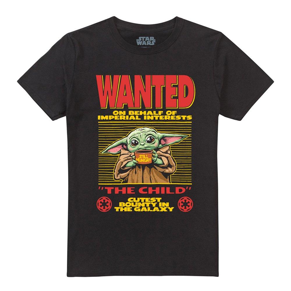 Black - Star Wars - The Mandalorian Cutest Bounty Wanted Grogu T-Shirt - 4
