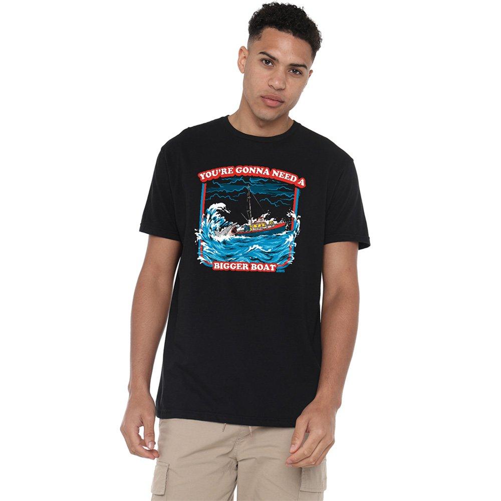 Universal Men's Jaws Bigger Boat Retro T Shirt Black - M