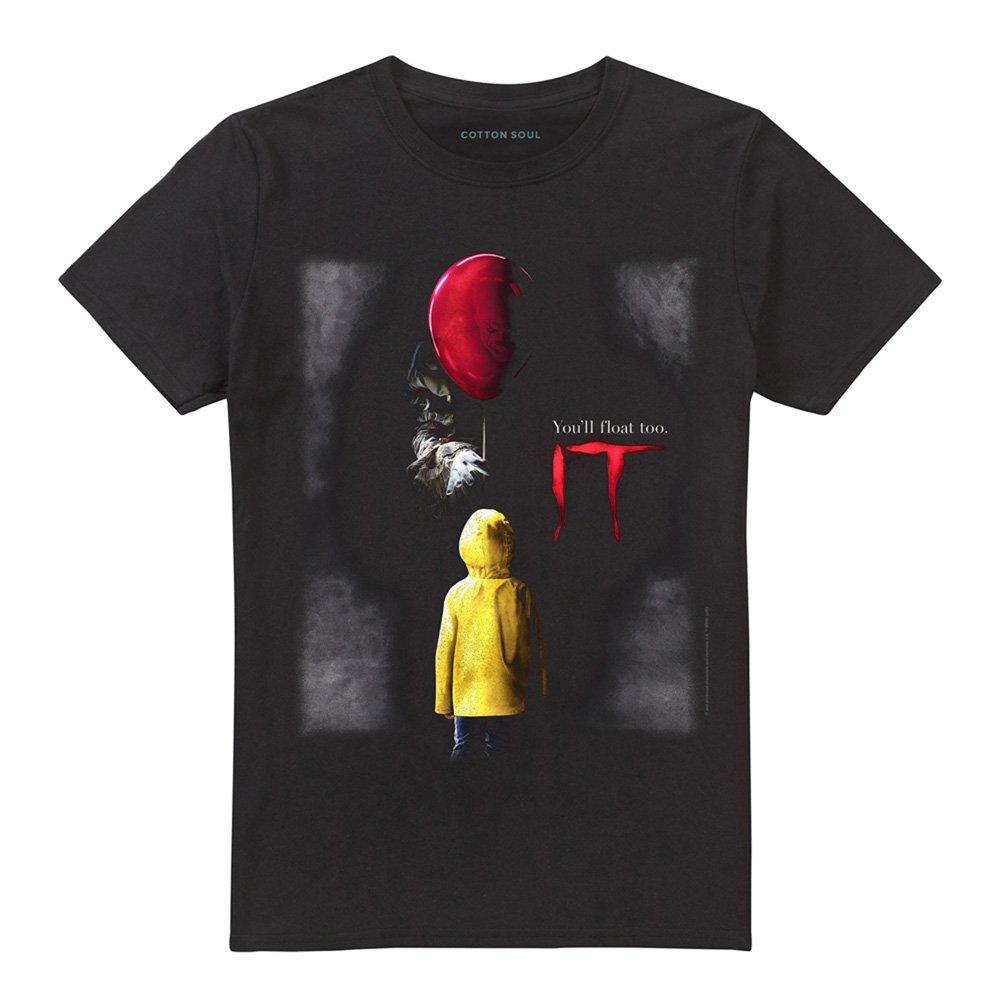 Black - Warner Brothers - It YouLl Float Too Fog Poster T-Shirt Black - 4