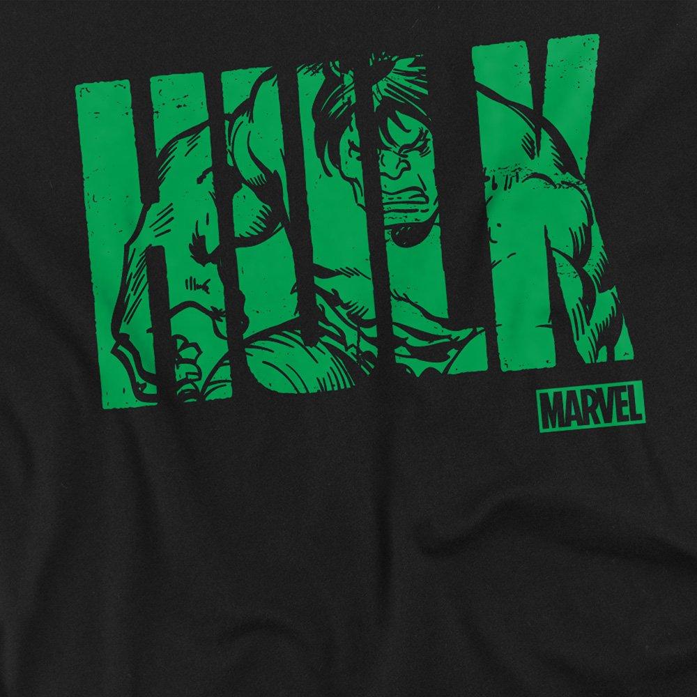 Black - Marvel - Hulk Text Long Sleeve T-Shirt - 2