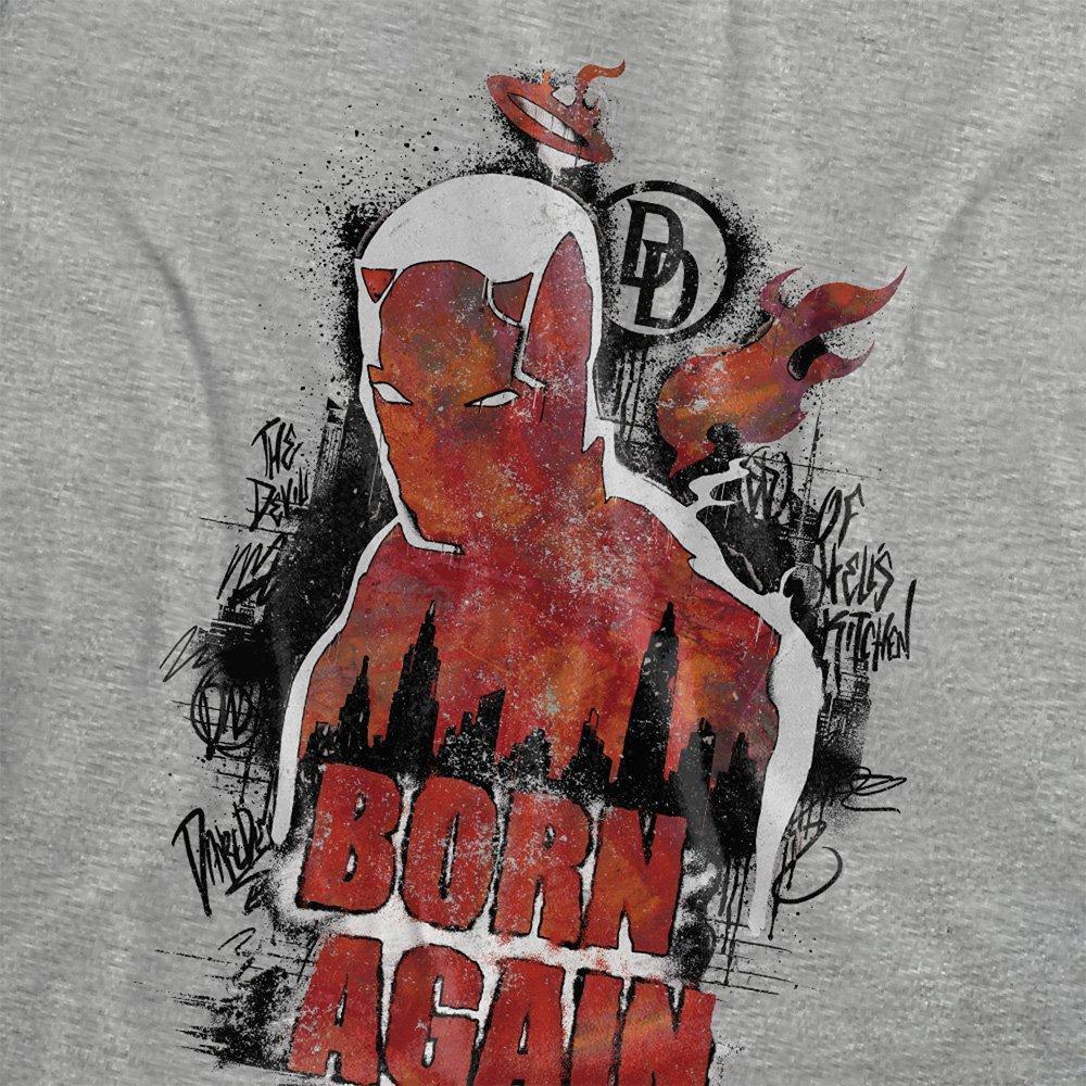 Grey - Marvel - Daredevil Born Again Matt Murdock Graffiti T-Shirt - 2