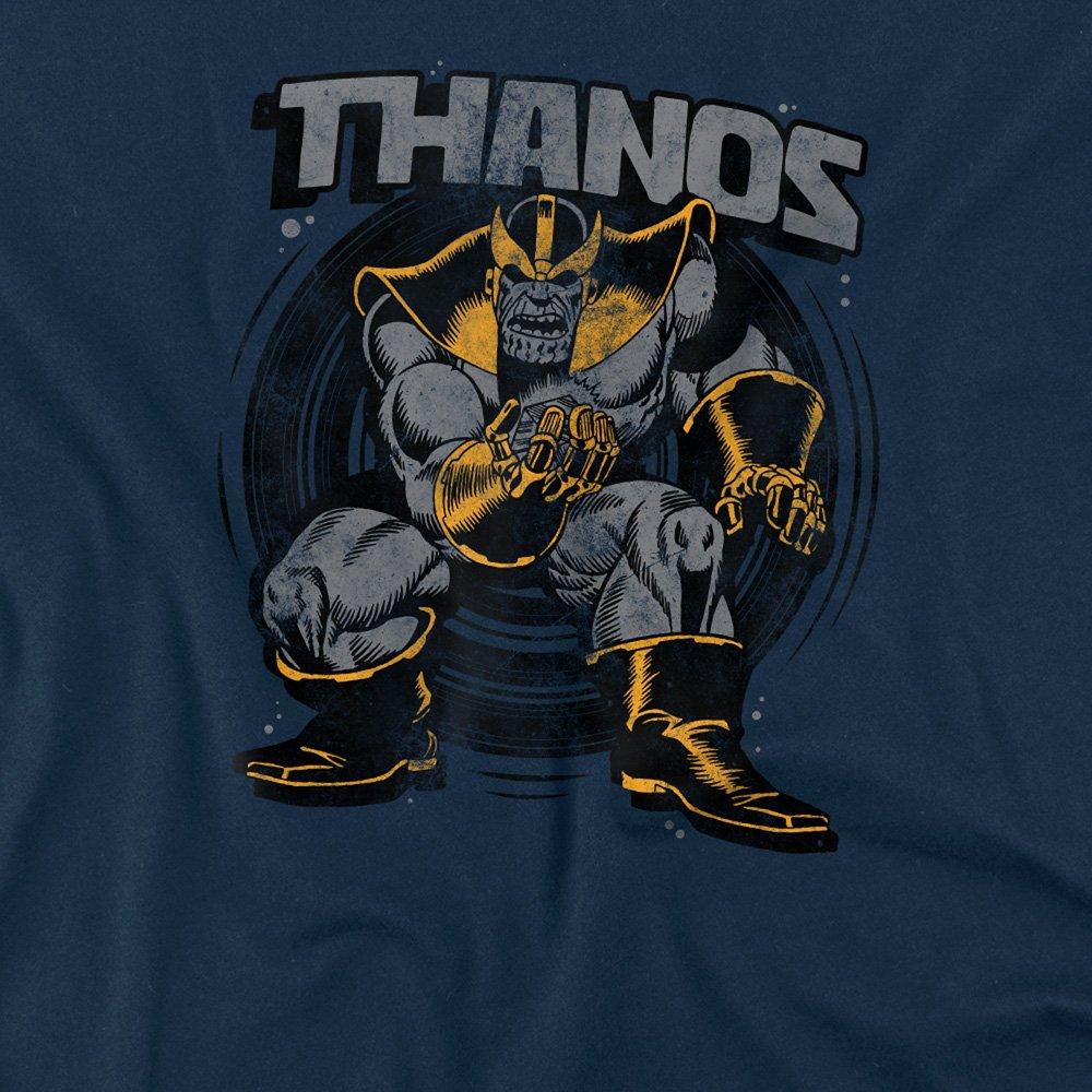 Navy - Marvel - Thanos Stance Mens Mens T-Shirt Navy - 2