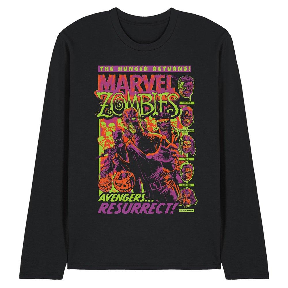 Black - Marvel - Zombies Avengers Resurrect Long Sleeve T-Shirt Bl - 1