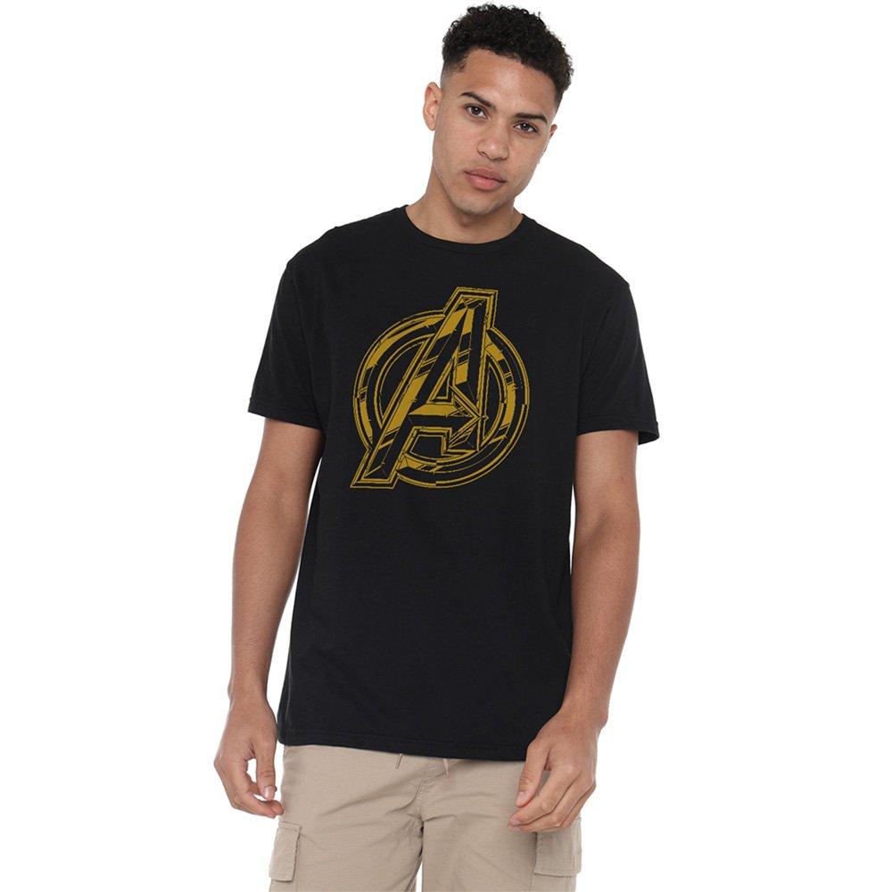Black - Marvel - Avengers Infinity Logo Cotton T-Shirt - 1