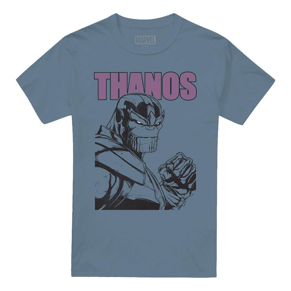 Mid Blue - Marvel - Thanos Cotton T-shirt - 4