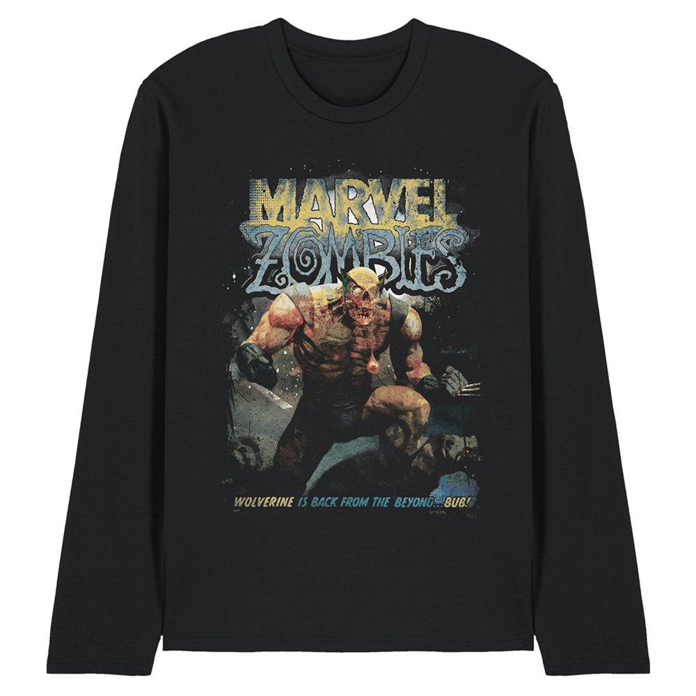 Black - Marvel - Zombies Undead Wolverine Cover Long Sleeve T-Shirt - 1