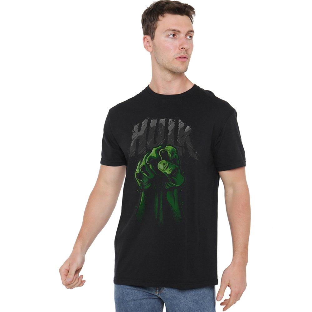 Black - Marvel - Hulk Fist Cotton T-shirt - 1