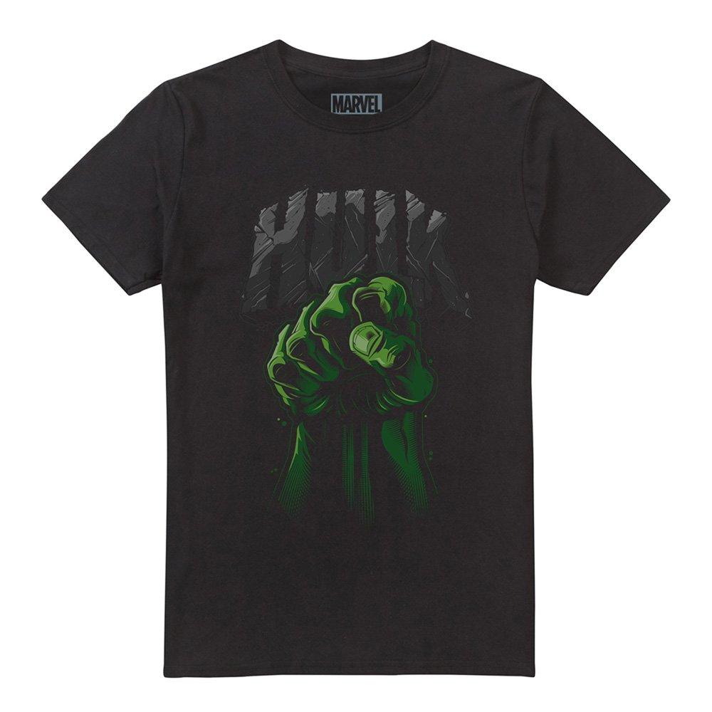 Black - Marvel - Hulk Fist Cotton T-shirt - 4