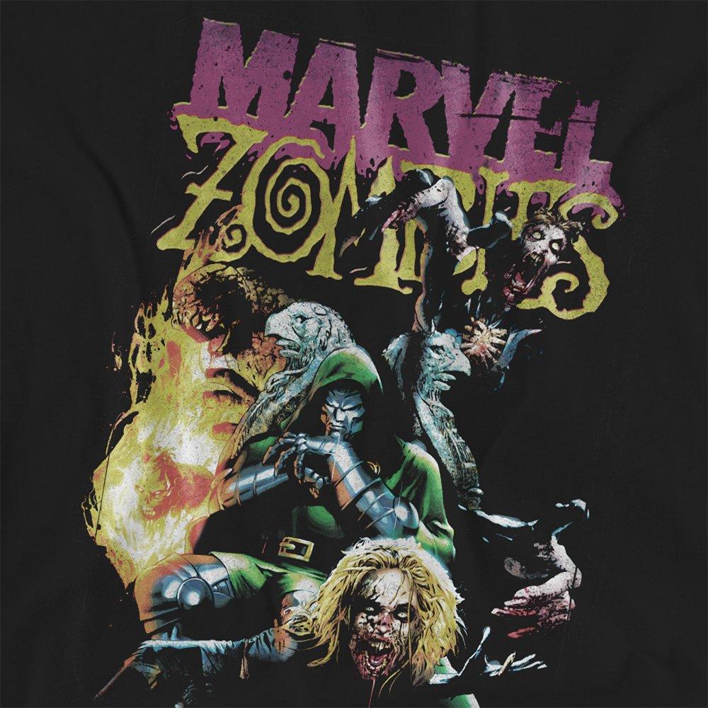 Black - Marvel - Zombies Doom And The Fantastic Four Cover T-Shirt - 2
