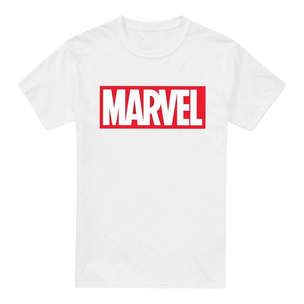 White - Marvel - Marvel Core Logo Cotton Mens T-Shirt Black - 4