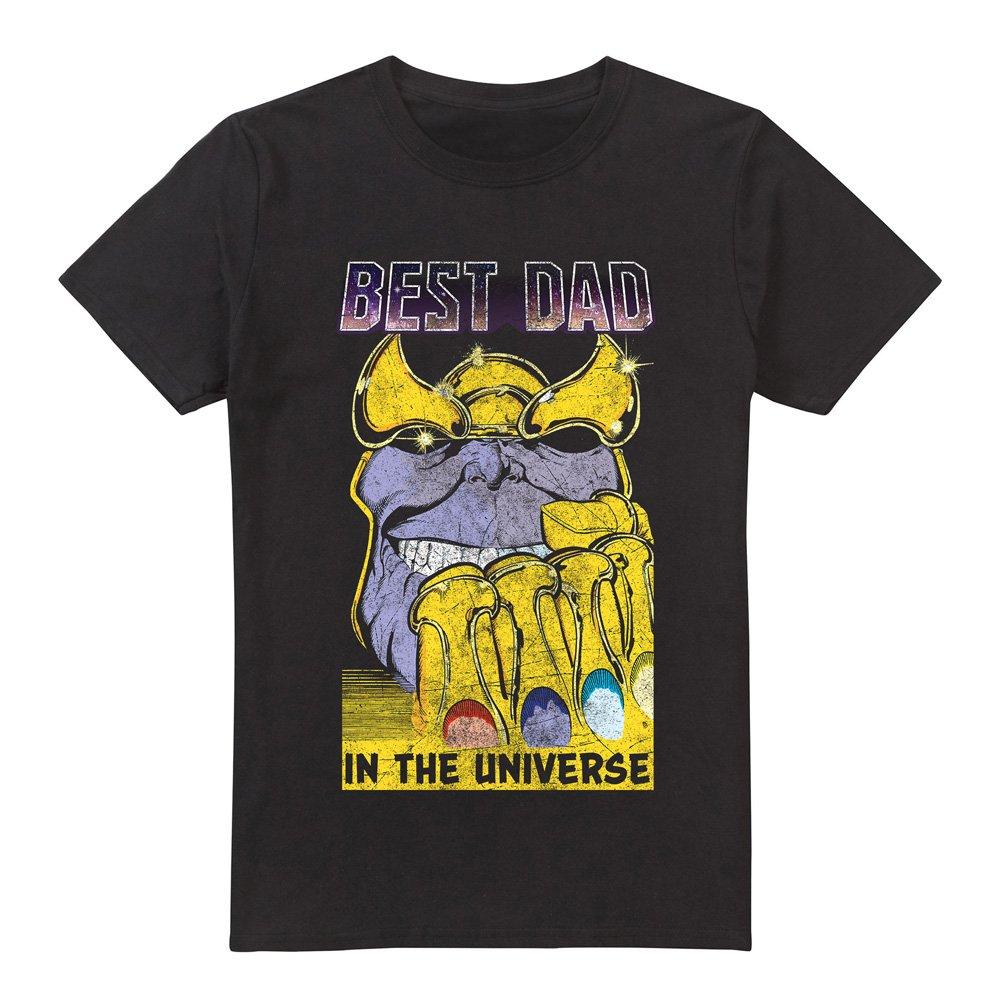 Black - Marvel - Thanos Best Dad Universe Mens T-Shirt Black - 4