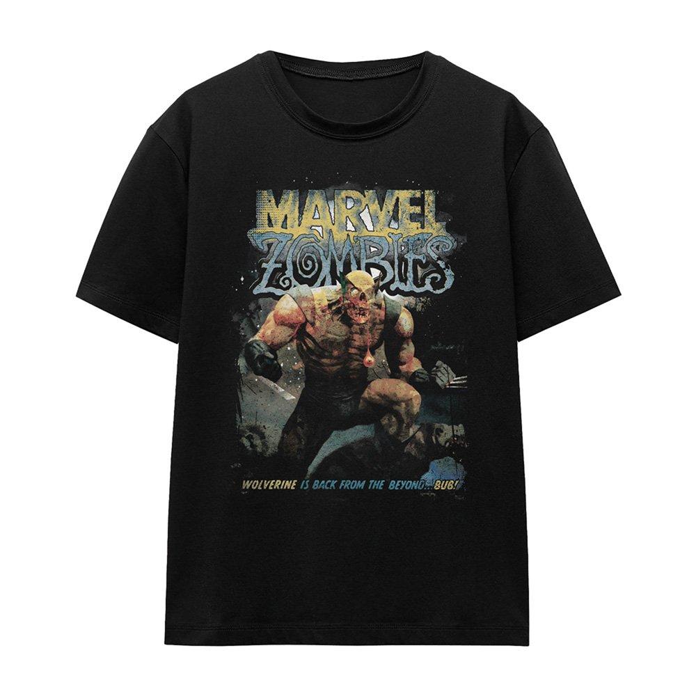 Black - Marvel - Zombies Undead Wolverine Cover T-Shirt Black - 4