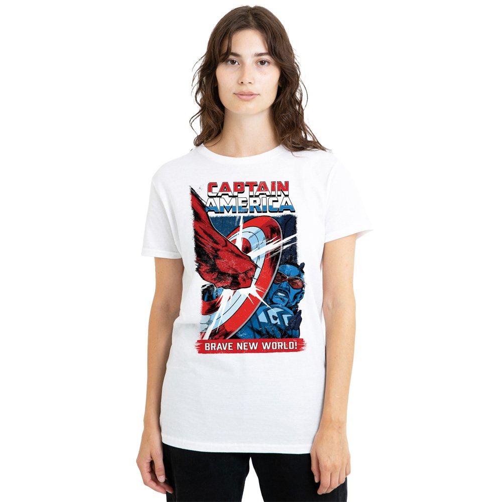 White - Marvel - Captain America Brave New World Red Hulk Punch T-S - 1