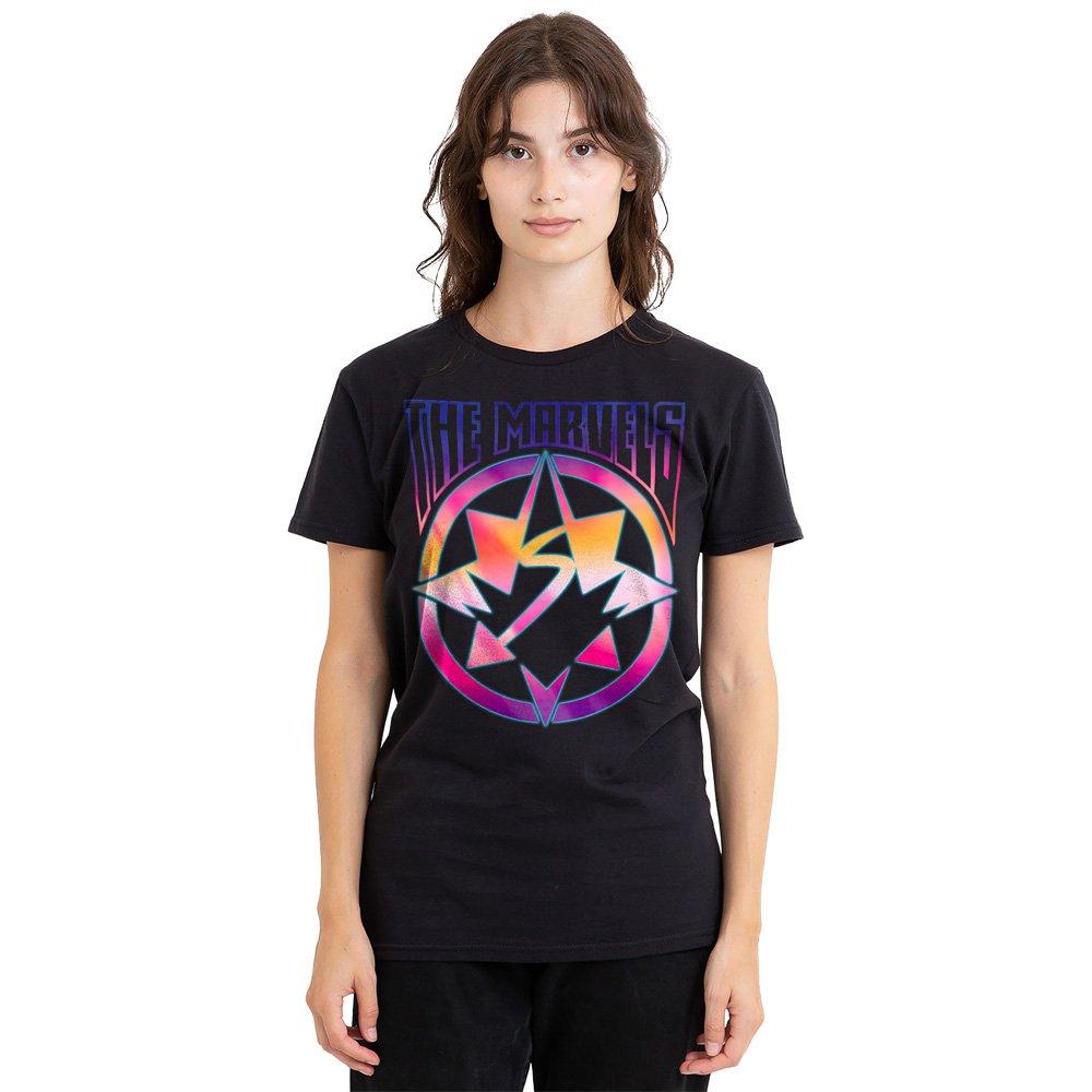 Marvel The Marvels Gradient Logo T-Shirt Black