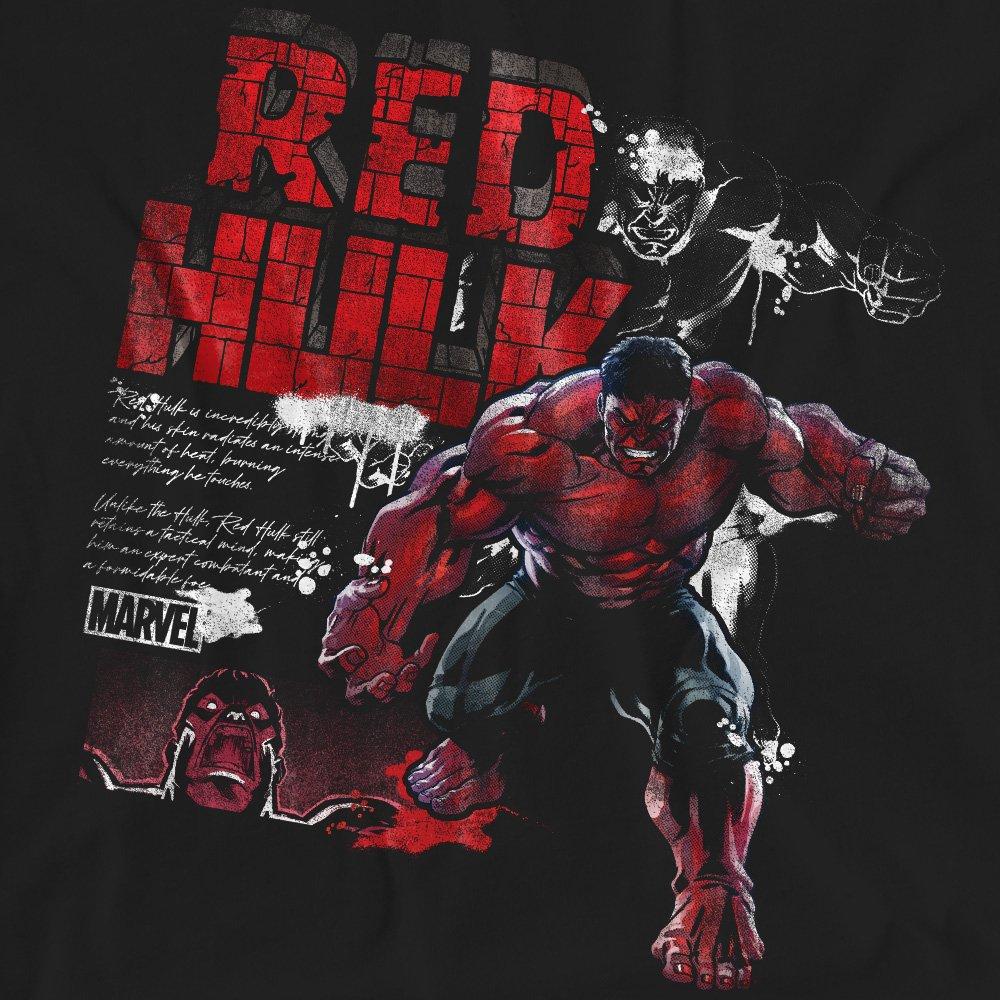 Black - Marvel - Captain America Brave New World Red Hulk Rage T-Sh - 2