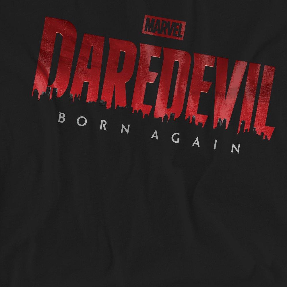 Black - Marvel - Daredevil Born Again Logo T-Shirt  Black - 2