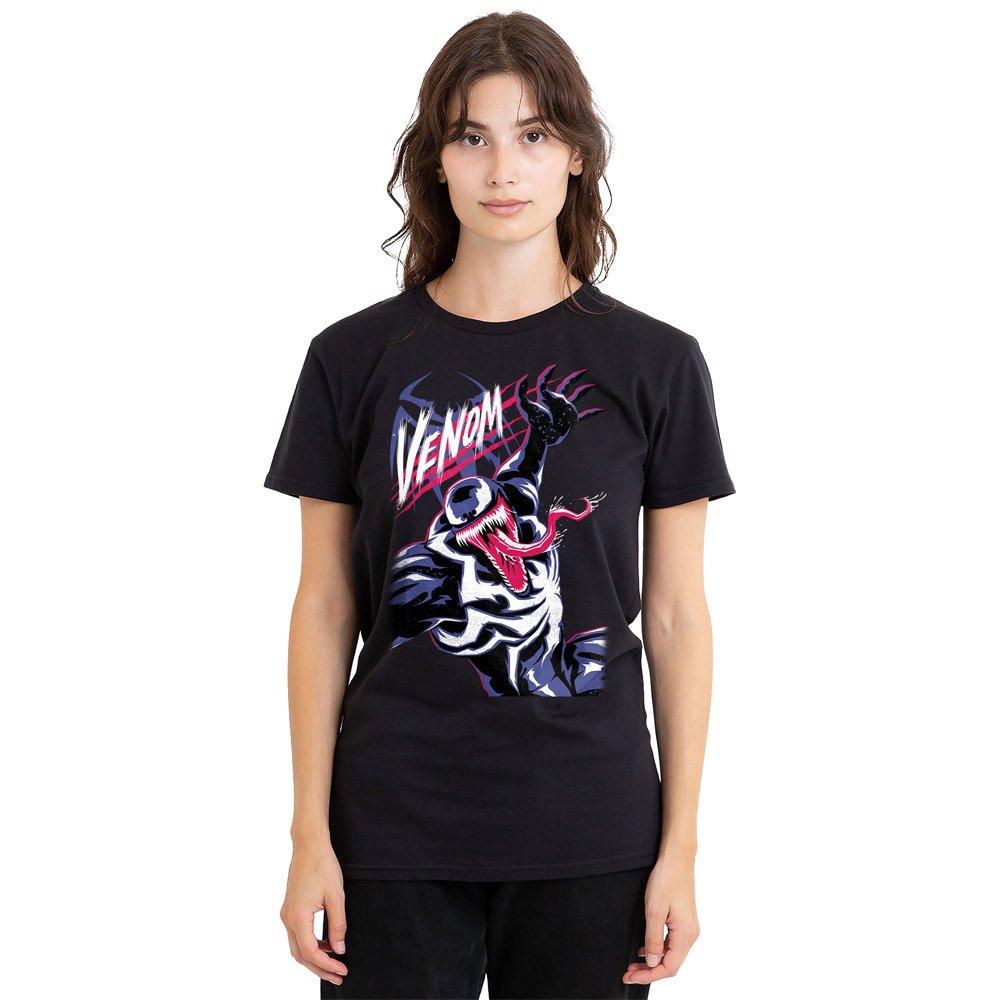 Marvel Women's Spiderman 2 Gamerverse Venom Scratch T-Shirt Blac - Black - XXL