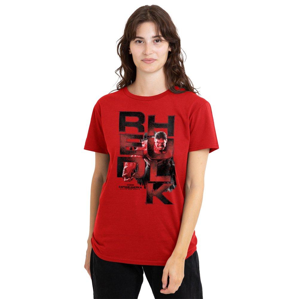 Red - Marvel - Captain America Brave New World Red Hulk Grit T-Sh - 1
