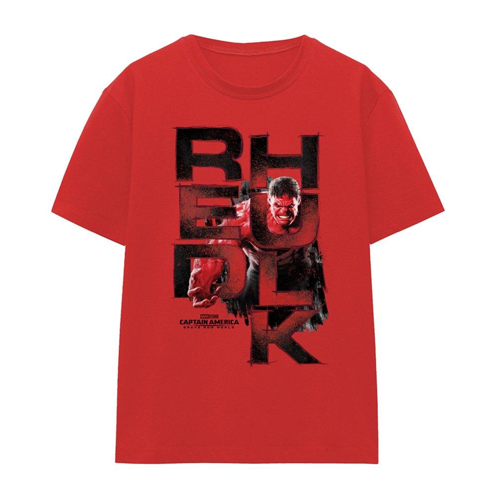 Red - Marvel - Captain America Brave New World Red Hulk Grit T-Sh - 4