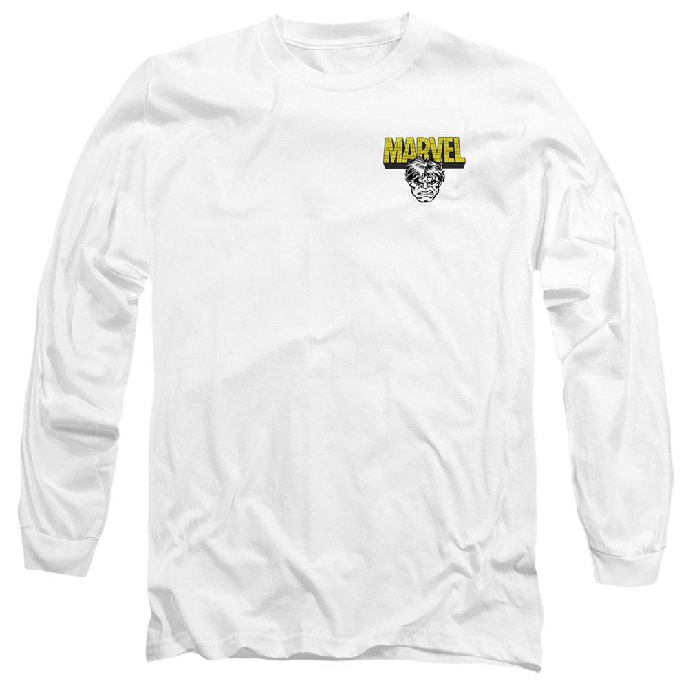 White - Marvel - The Incredible Hulk Crusher Long Sleeve T-Shirt W - 1