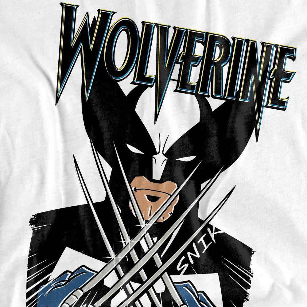 White - Marvel - XMen Wolverine Action Long Sleeve T-Shirt White - 2