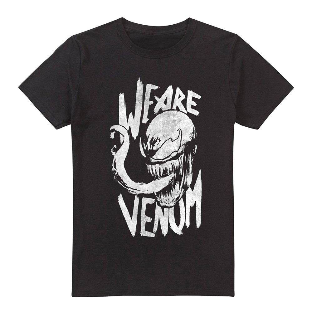 Black - Marvel - Venom Tongues Mens T-Shirt Black - 4