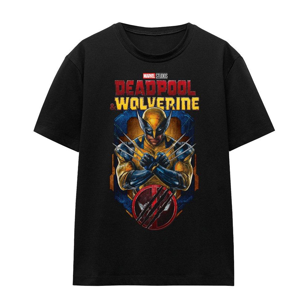 Black - Marvel - Deadpool Wolverine Wolverine Torn Frame T-Shirt B - 4