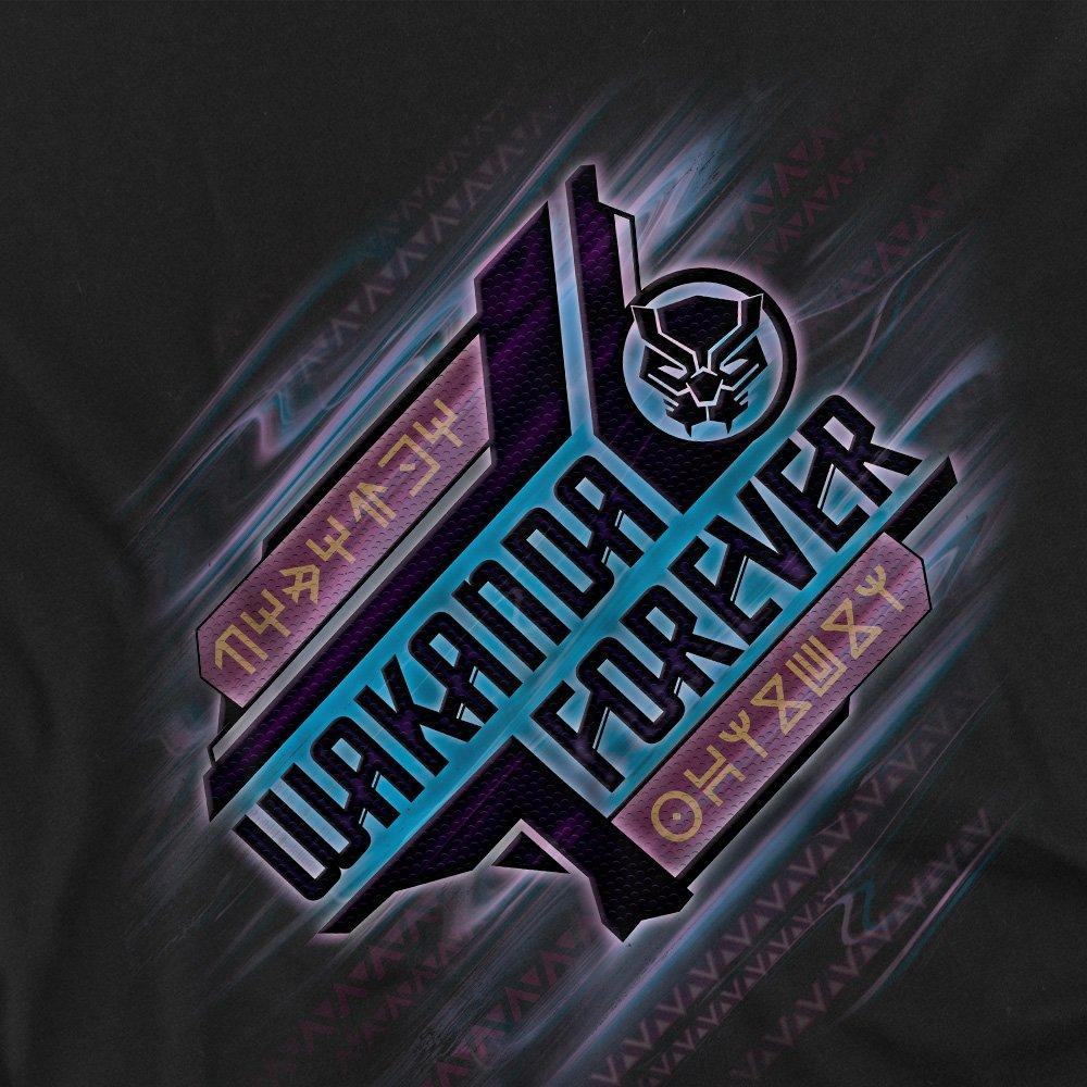 Black - Marvel - Black Panther: Wakanda Forever Angled Long Sleeve - 2