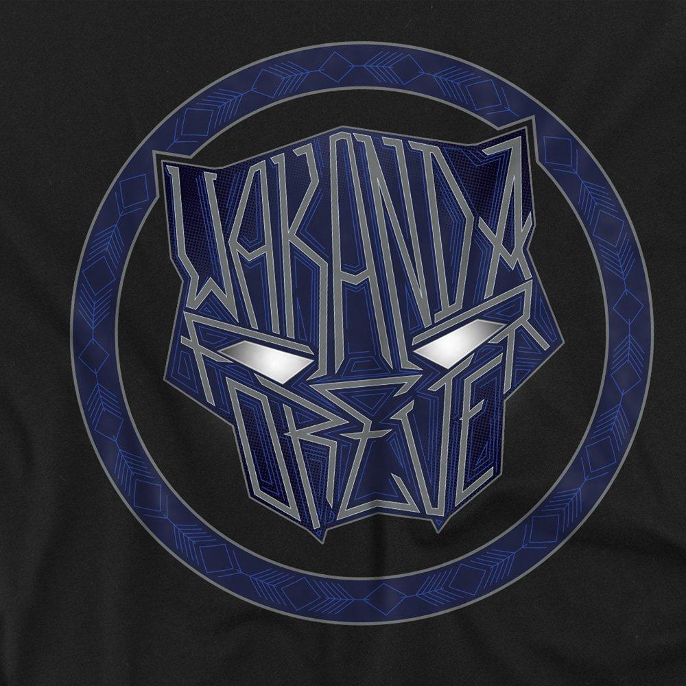 Black - Marvel - Black Panther: Wakanda Forever Text in Panther Ico - 2