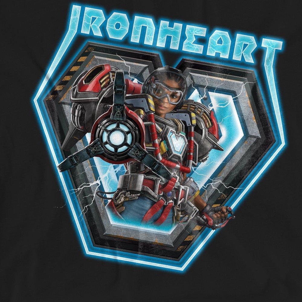 Black - Marvel - Black Panther: Wakanda Forever Ironheart Glow T-Sh - 2