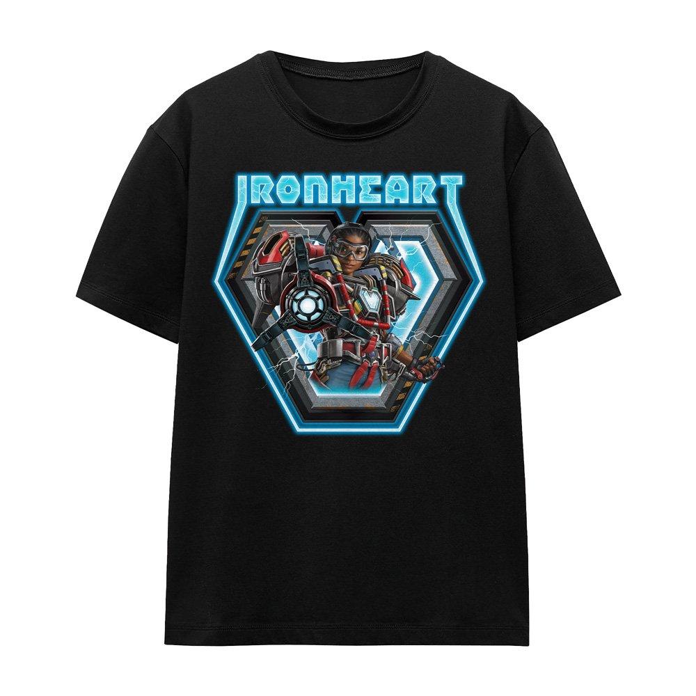 Black - Marvel - Black Panther: Wakanda Forever Ironheart Glow T-Sh - 4