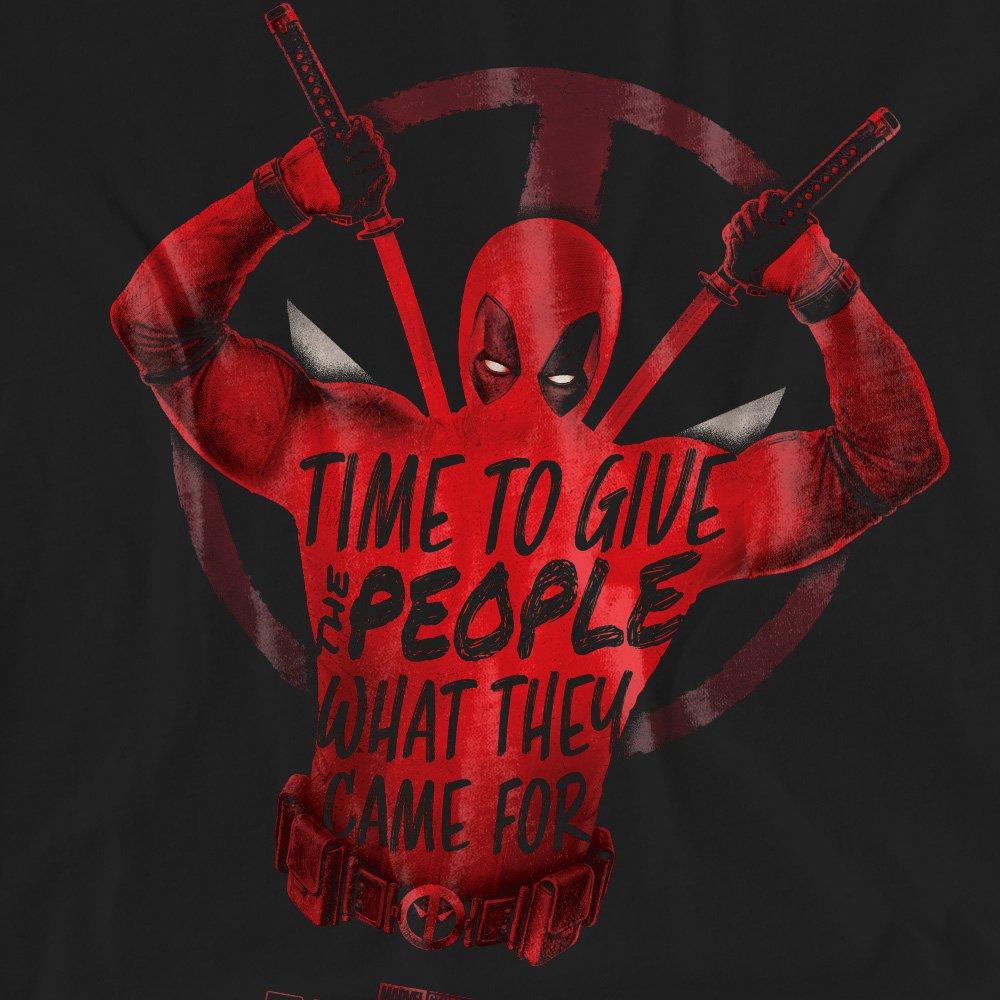 Black - Marvel - Deadpool Wolverine Give the People Deadpool T-Shir - 2