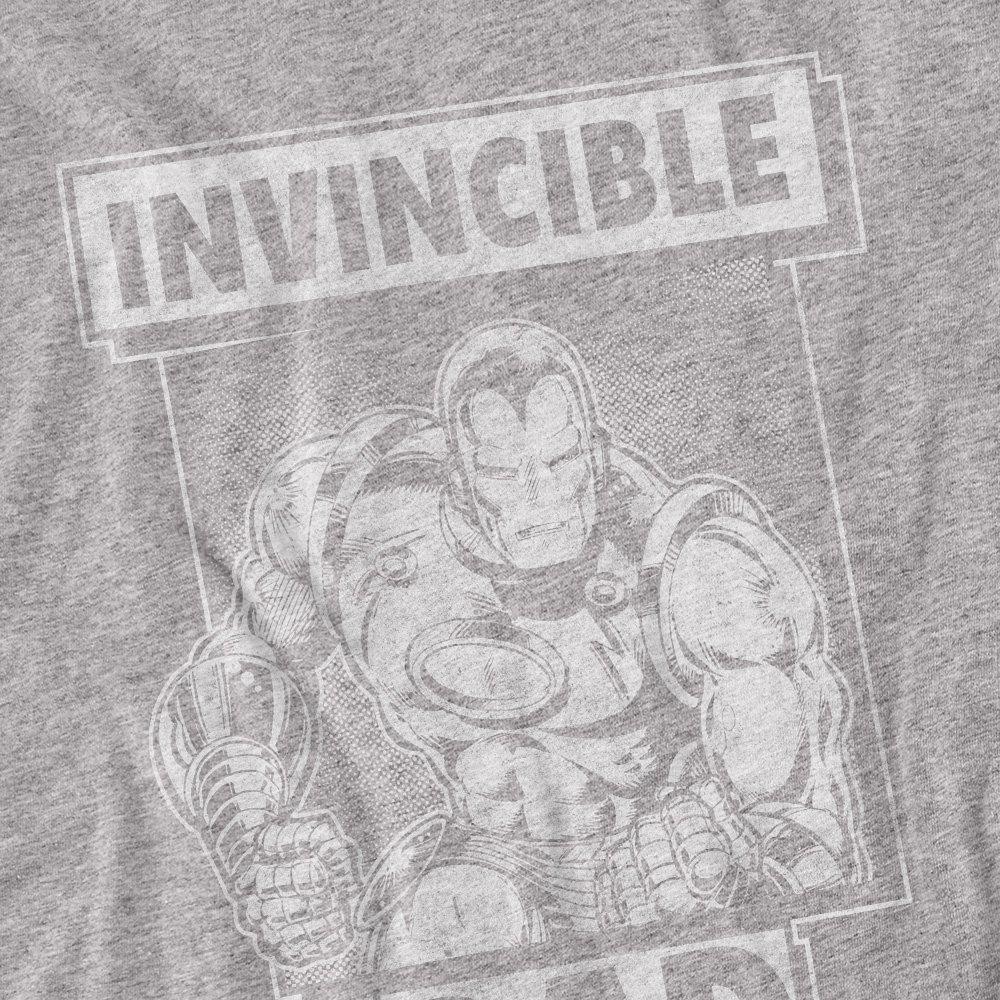 Light Grey - Marvel - Iron Man Fathers Day Invincible Dad Long Sleeve T - 2