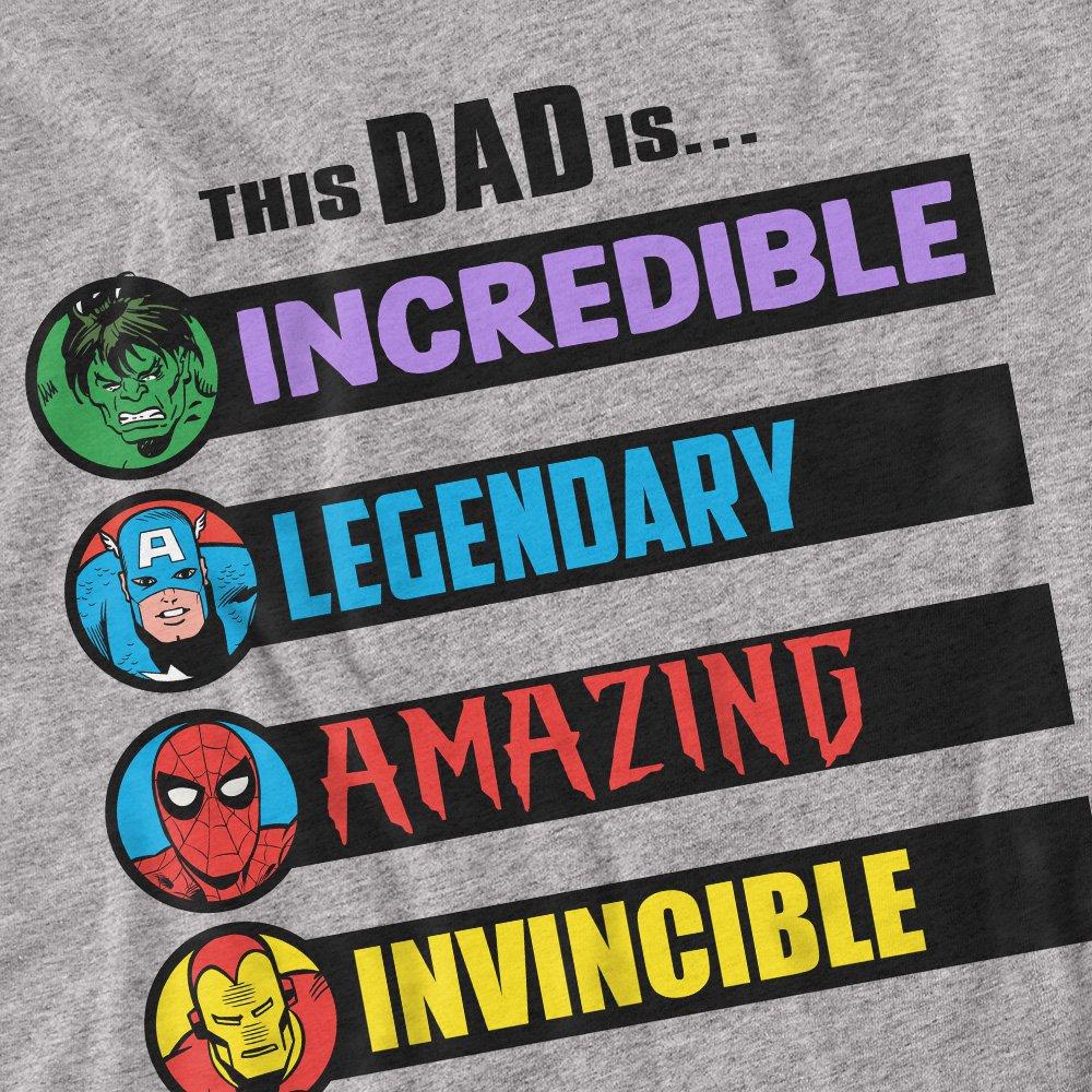 Light Grey - Marvel - Marvel Fathers Day This Dad Is Long Sleeve T-Shir - 2