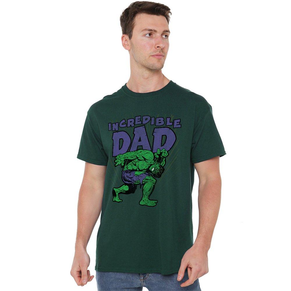 Green - Marvel - Marvel Incredible Dadvenger Mens T-Shirt Green - 1