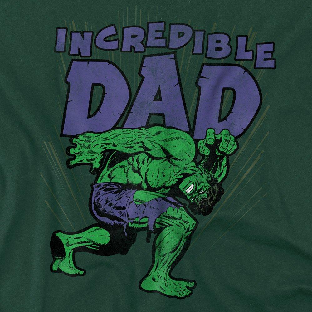 Green - Marvel - Marvel Incredible Dadvenger Mens T-Shirt Green - 2