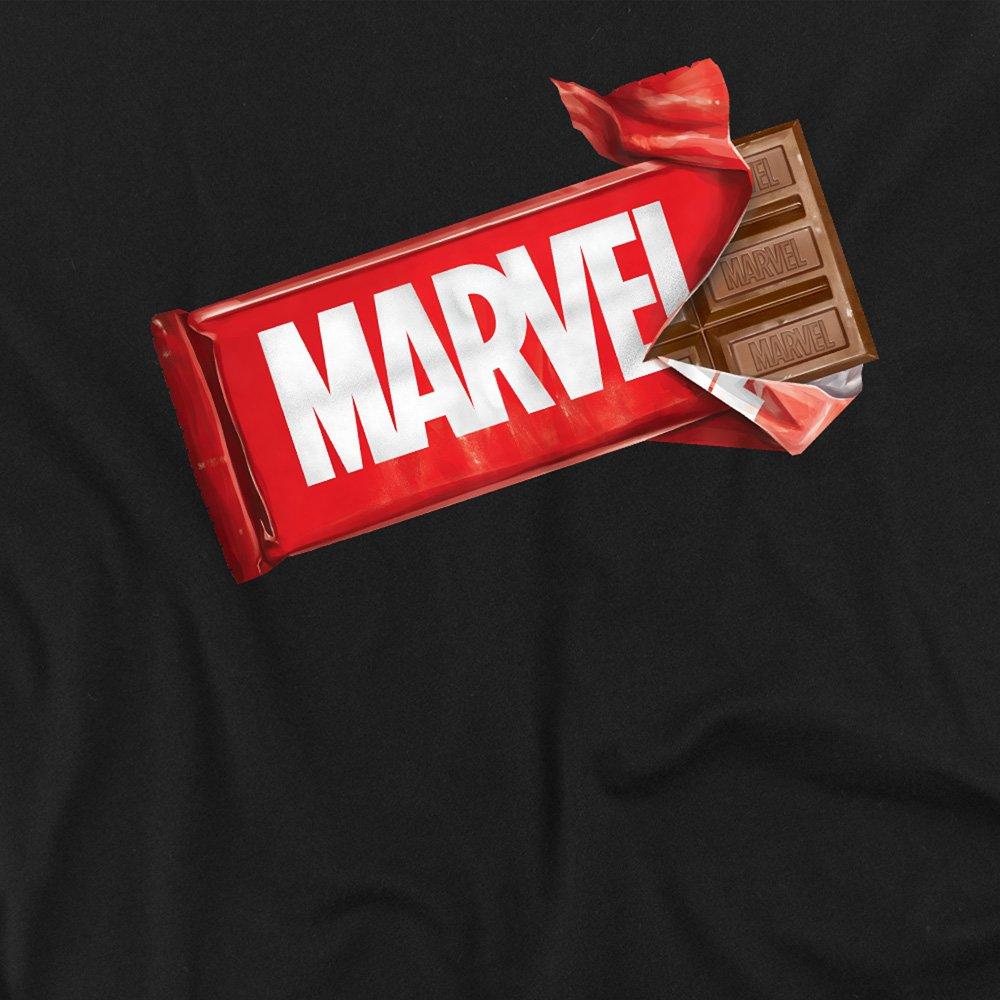 Black - Marvel - Marvel Choc Brick Mens T-Shirt Black - 2