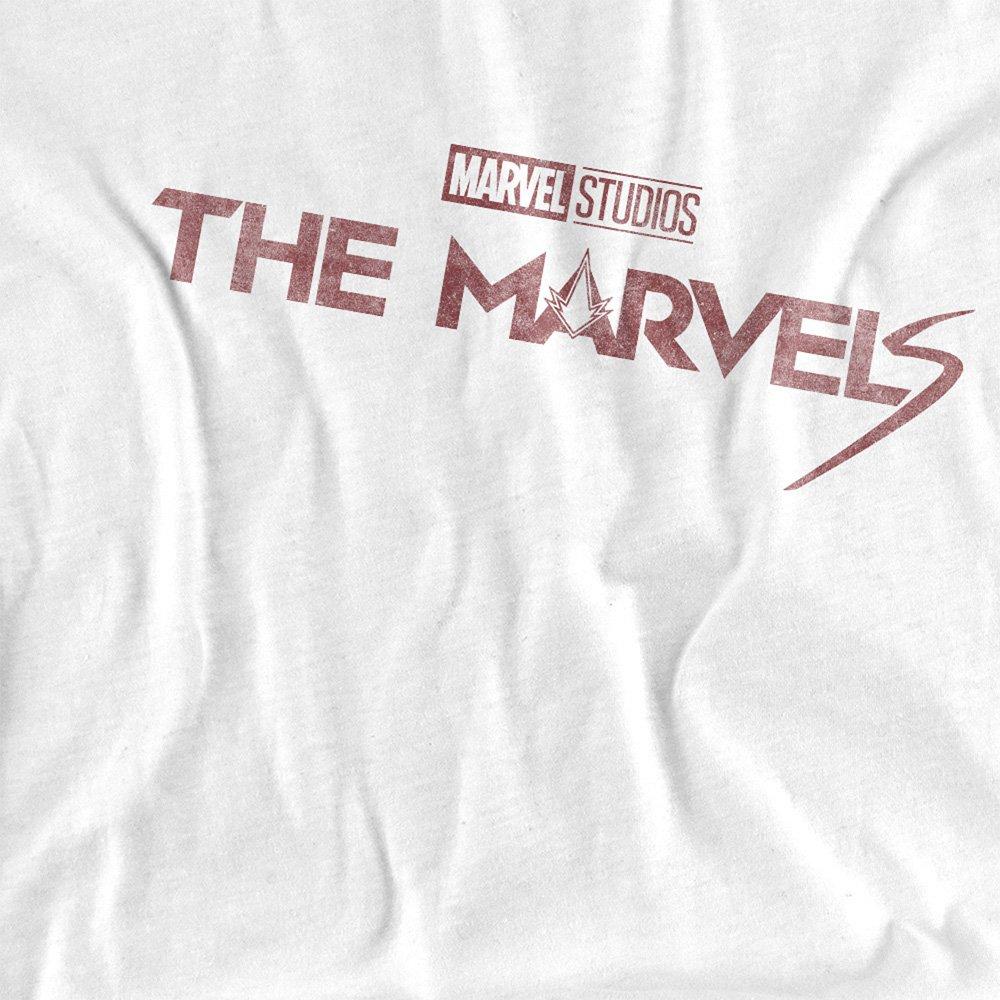 White - Marvel - The Marvels Distressed Logo Long Sleeve T-Shirt W - 2