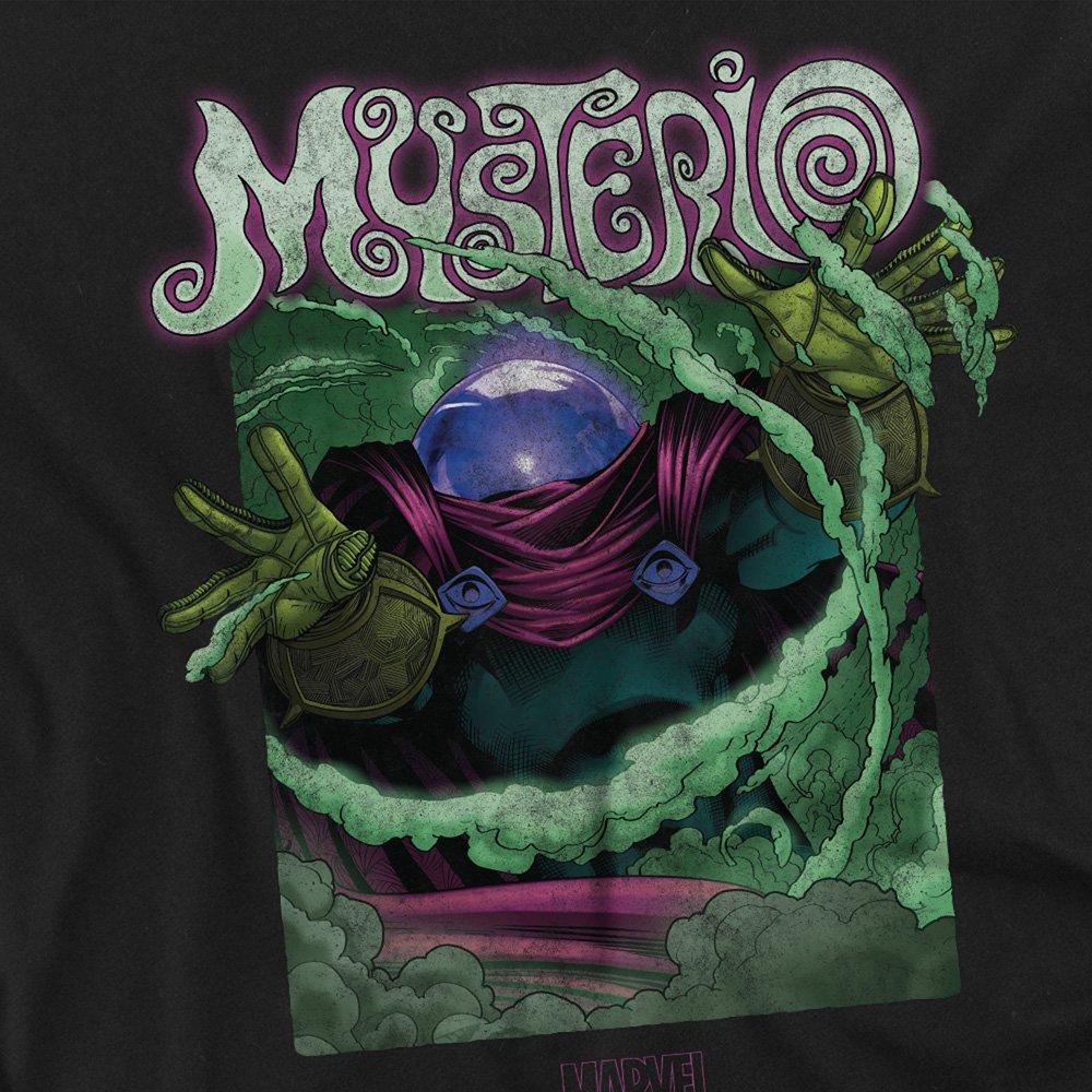 Black - Marvel - Marvel Mysterio Cotton Mens T-Shirt Black - 2