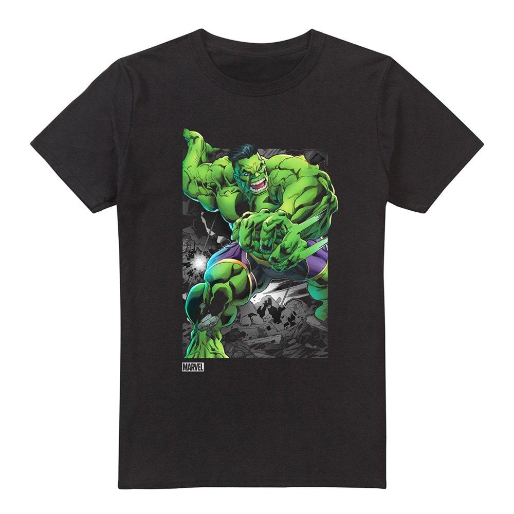 Black - Marvel - Hulk Battle Scene T-Shirt - 4