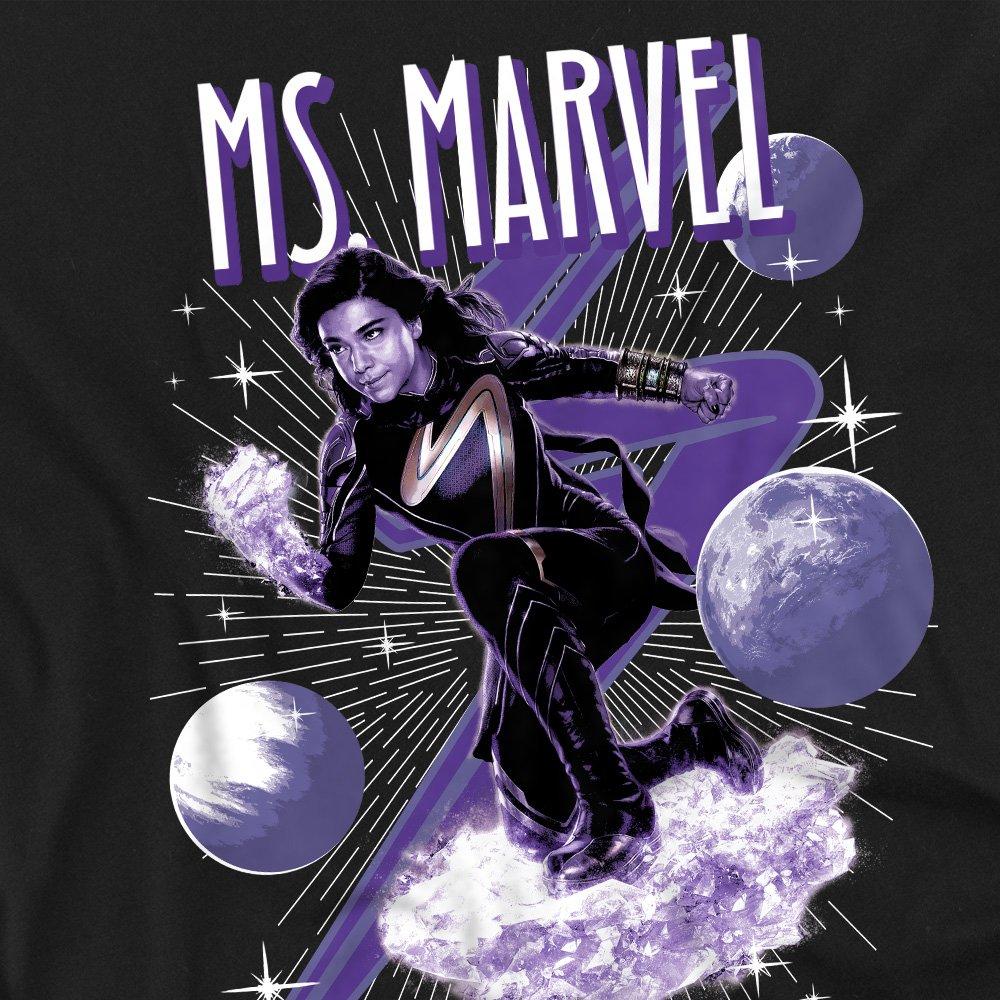 Black - Marvel - The Marvels Cosmic Ms Marvel Long Sleeve T-Shirt - 2