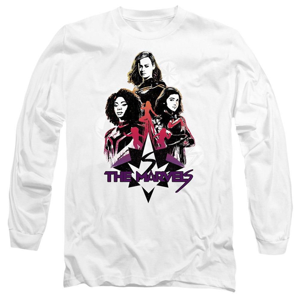 White - Marvel - The Marvels Graffiti Long Sleeve T-Shirt White - 1