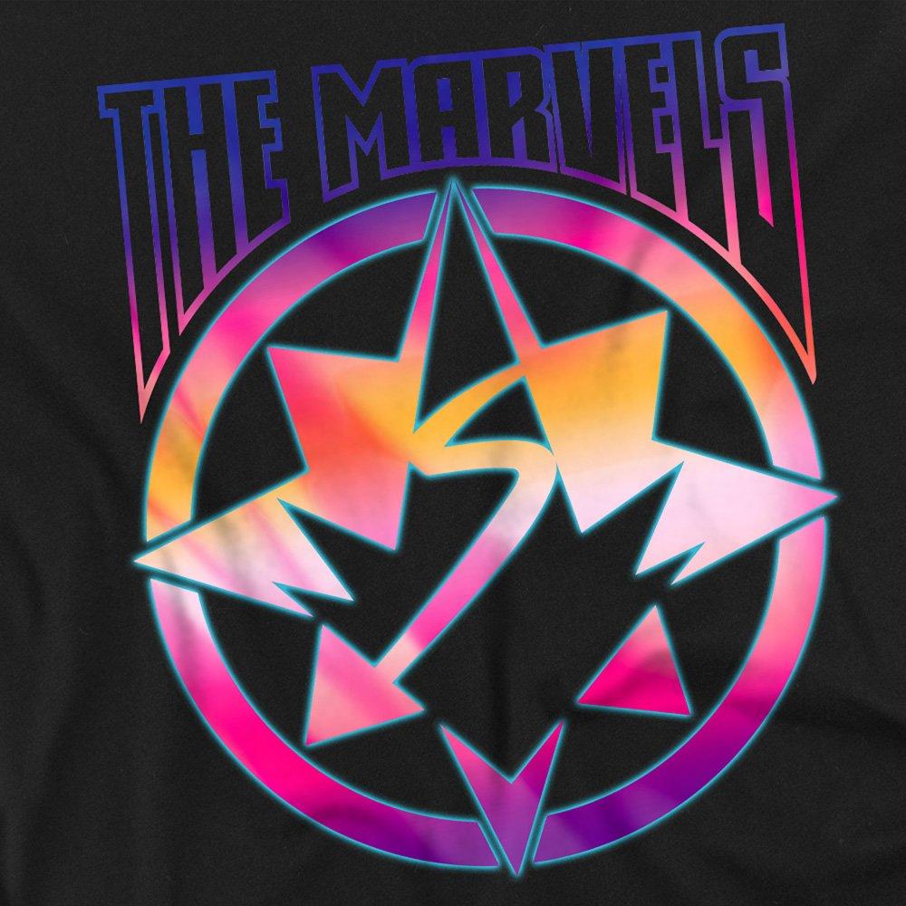 Black - Marvel - The Marvels Gradient Logo Long Sleeve T-Shirt Bla - 2