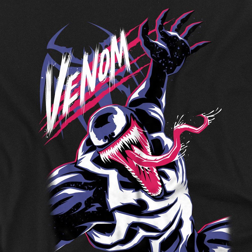 Black - Marvel - SpiderMan 2 Gamerverse Venom Scratch Long Sleeve T - 2