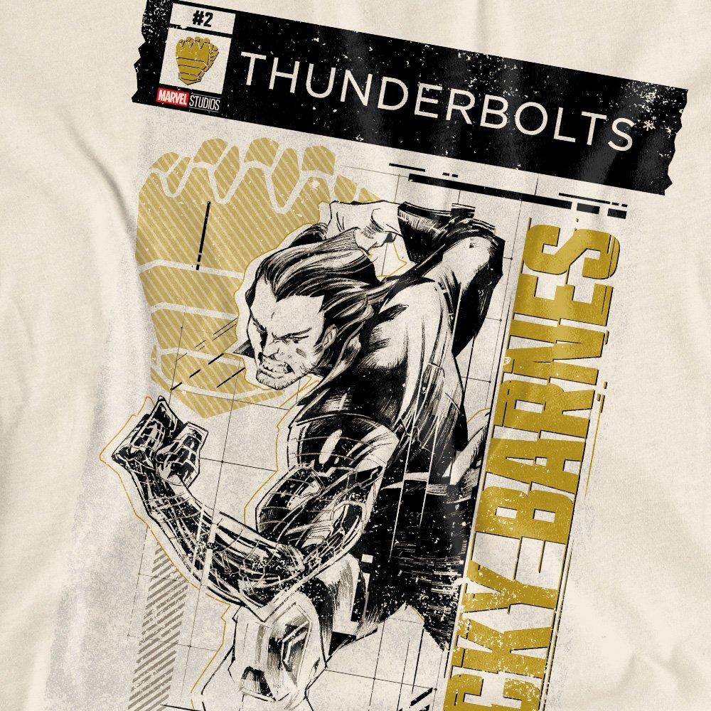 Natural - Marvel - Thunderbolts Bucky Barnes Winter Soldier T-Shirt - 2