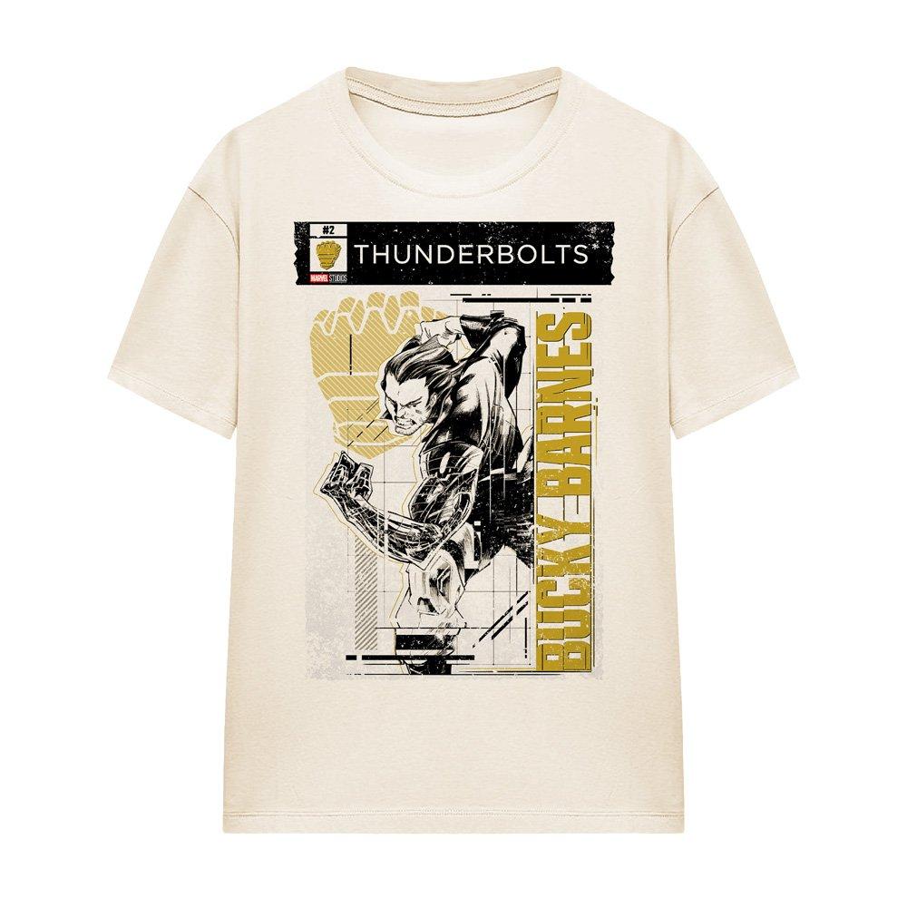 Natural - Marvel - Thunderbolts Bucky Barnes Winter Soldier T-Shirt - 4