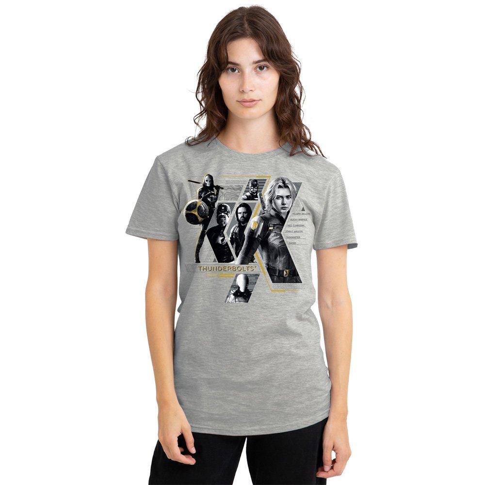 Light Grey - Marvel - Thunderbolts Anti-Hero Team T-Shirt Heather Grey - 1