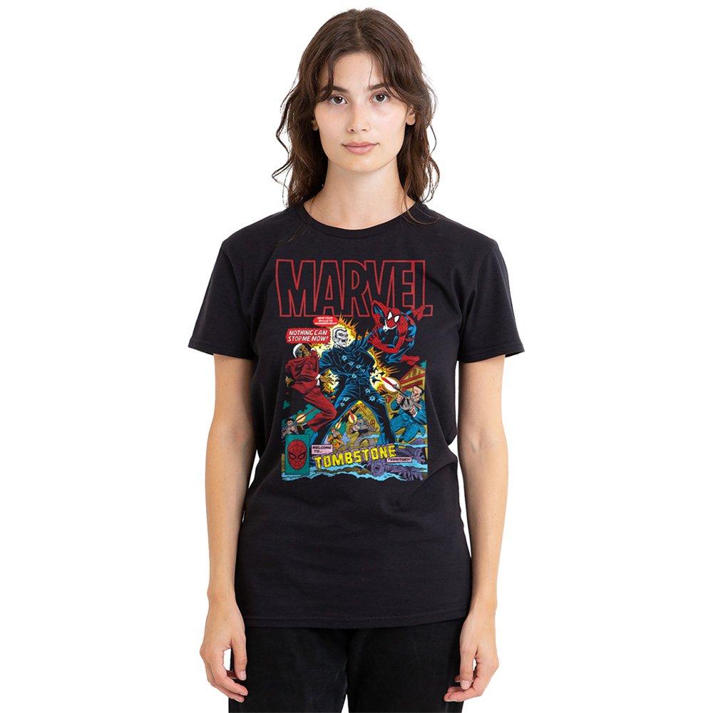 Black - Marvel - Spiderman Retro Tombstone Hammerhead Cover T-Shirt - 1