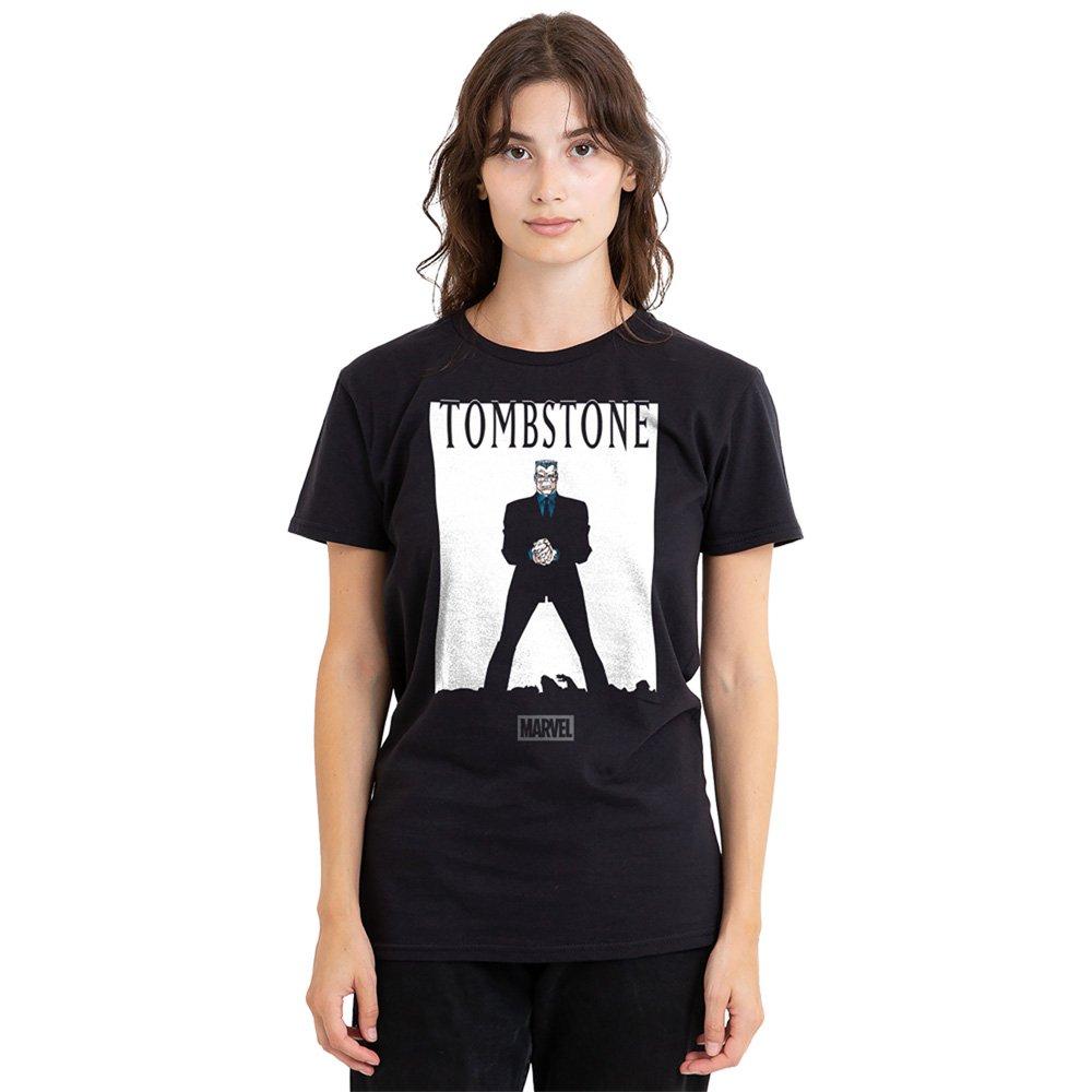 Black - Marvel - Spiderman Retro Tombstone Cover T-Shirt Black - 1