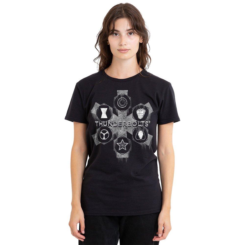 Black - Marvel - Thunderbolts Asterisk Hero Icons T-Shirt Black - 1